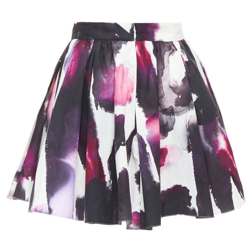 Alexander Mcqueen 2022 Paint Pleated Skirt - Picture 5 of 6